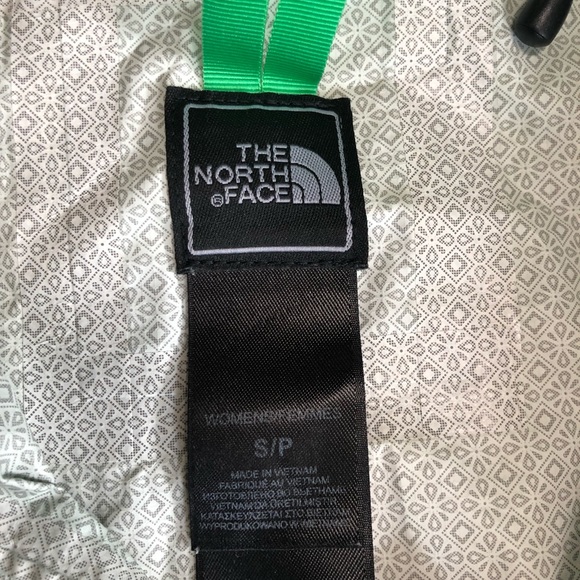 Green North Face Rain Coat - Picture 3 of 3